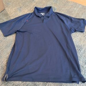 Rhone delta pique polo navy blue medium